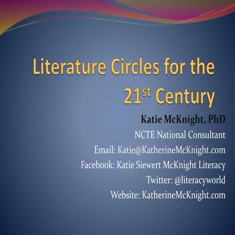 Literature circles for the 21st century beta