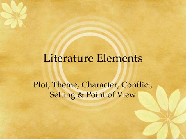 Literature Elements