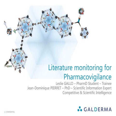 Literature monitoring for pv   what are we doing at galderma elsevier webinar