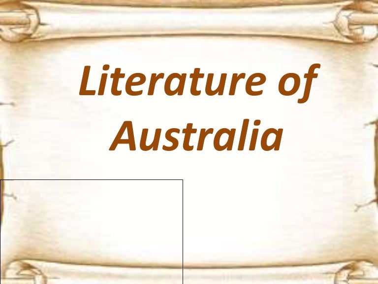 Literature of australia