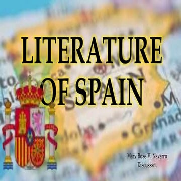 Literature of Spain