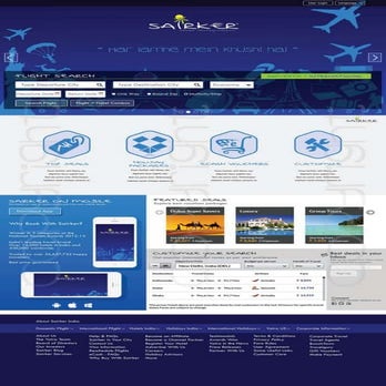 Sairkar Travel Site_Landing Web Page