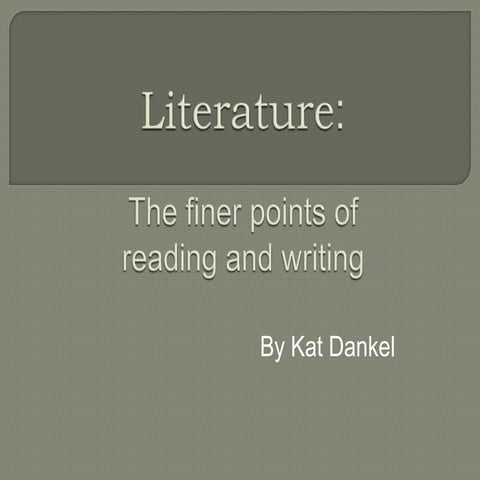 Literaturepowerpoint2