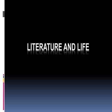 Literature & Life