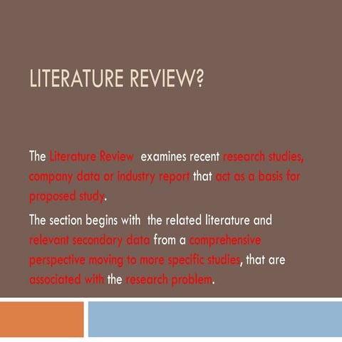 Literature revies