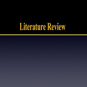 Literature review
