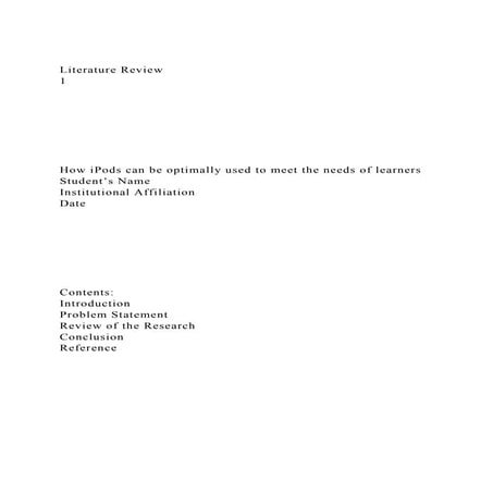 Literature Review                                                 .docx