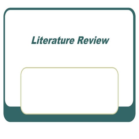 Lesson 14 writing coherent review of literature | PPTX