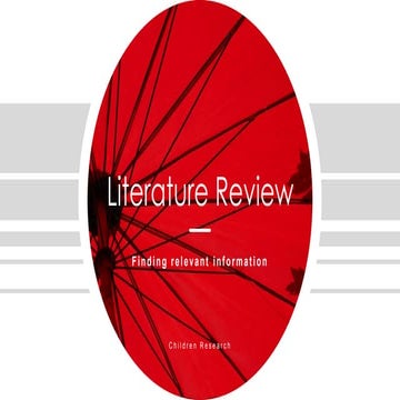 Comprehensive Guide to Conducting Effective Literature Reviews | PDF
