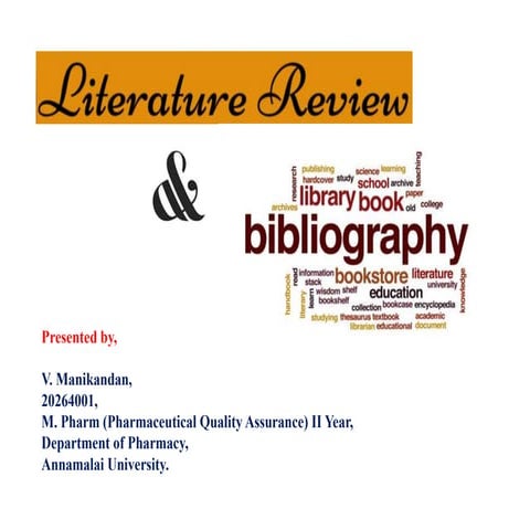 Literature Review and Bibliography