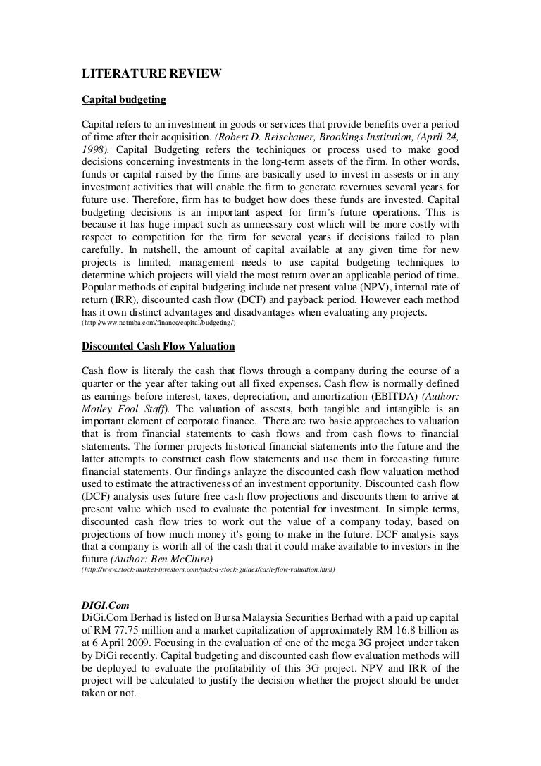 Liquidity literature review image