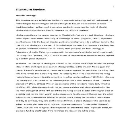 Literature review submission