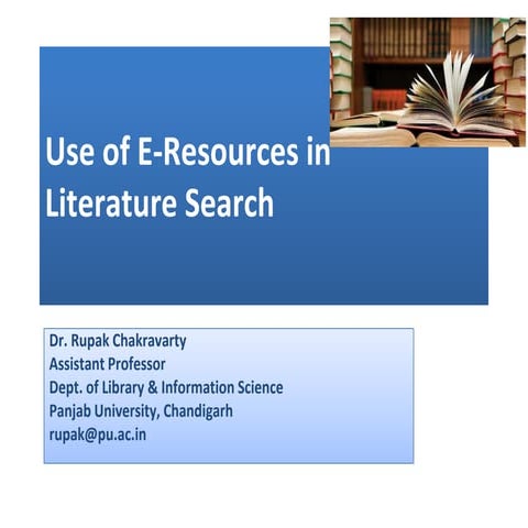 Literature Search   Importance & Techniques