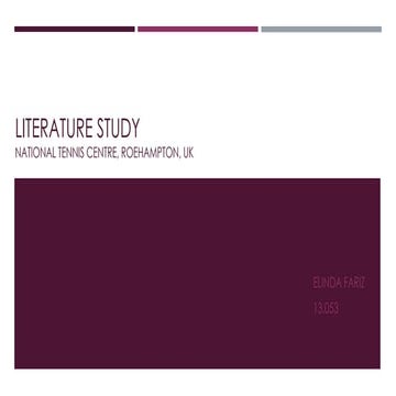 National tennis court