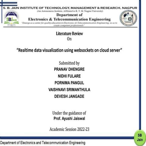 literature survey for presentation in project | PPTX