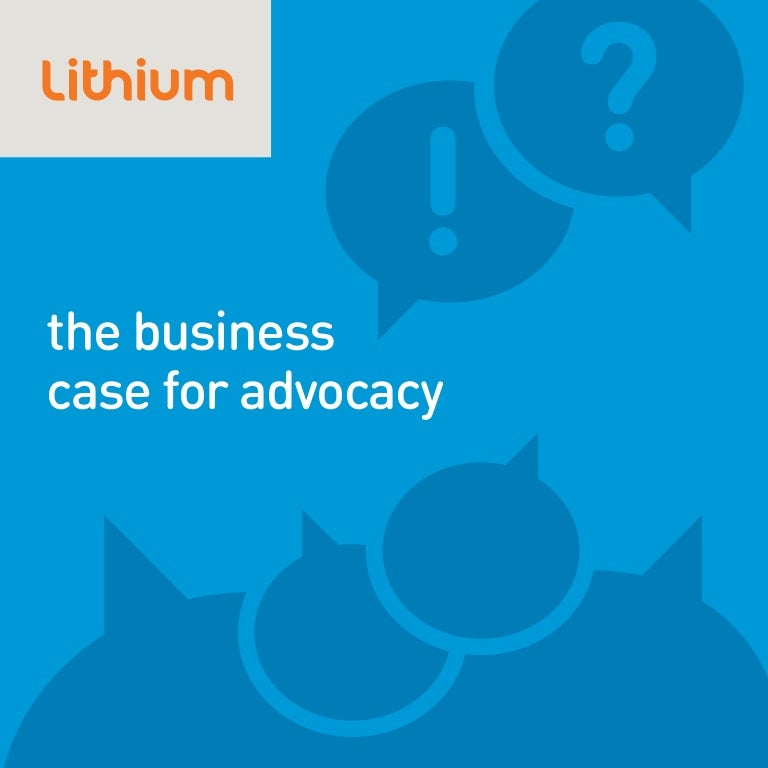 The Business Case for Advocacy