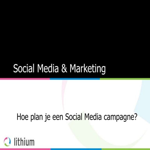 Visie Op Social Media & Marketing voor KMO's