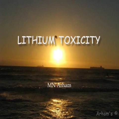 Lithium Toxicity