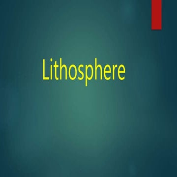 Lithosphere
