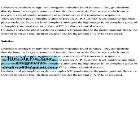 How Do Lithotrophic Bacteria Use Inorganic Energy? – NWEW