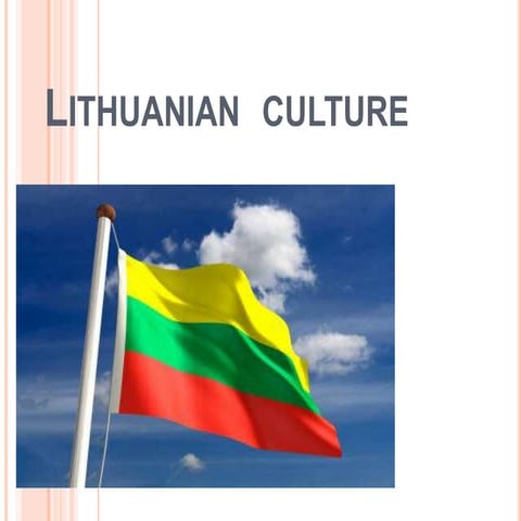Lithuania culture | PPTX