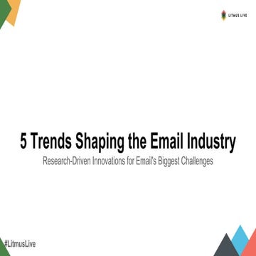 5 Trends Shaping the Email Industry