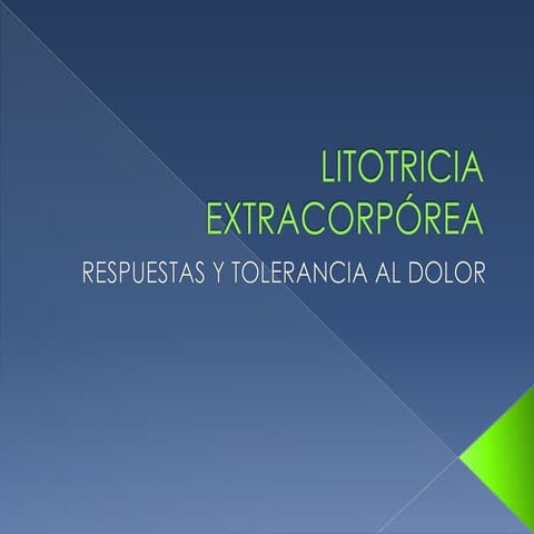 Litotricia extracorpórea