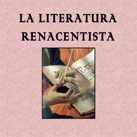 Literatura renacentista y tirviados. Cristina Solórzano Coro