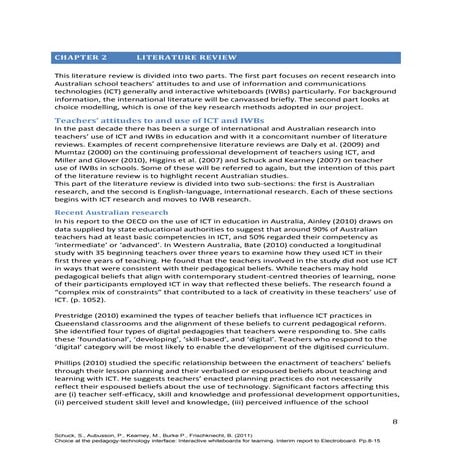 iWB Literature review 2011