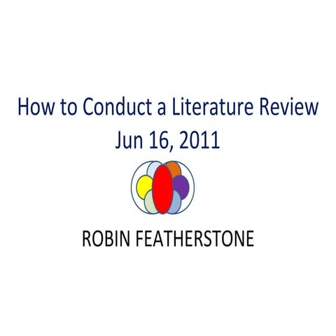 How to Conduct a Literature Review