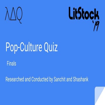 Entertainment Quiz | PDF