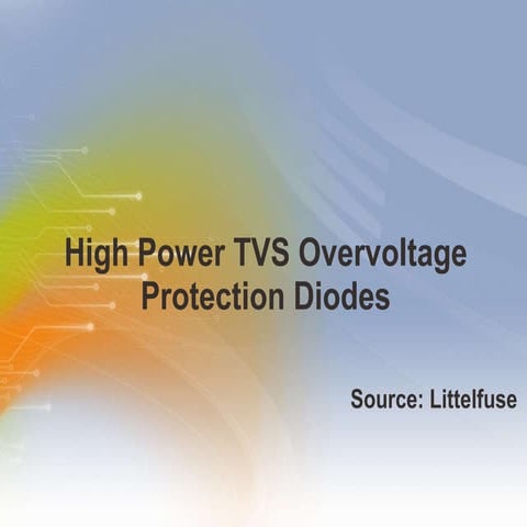 High Power TVS Overvoltage Protection Diodes
