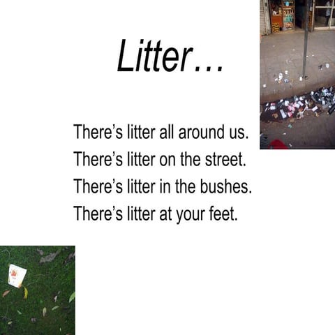 Litter Poem | PPT
