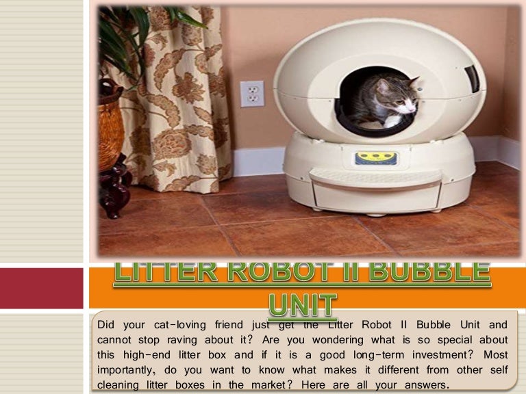 Litter robot ii bubble unit