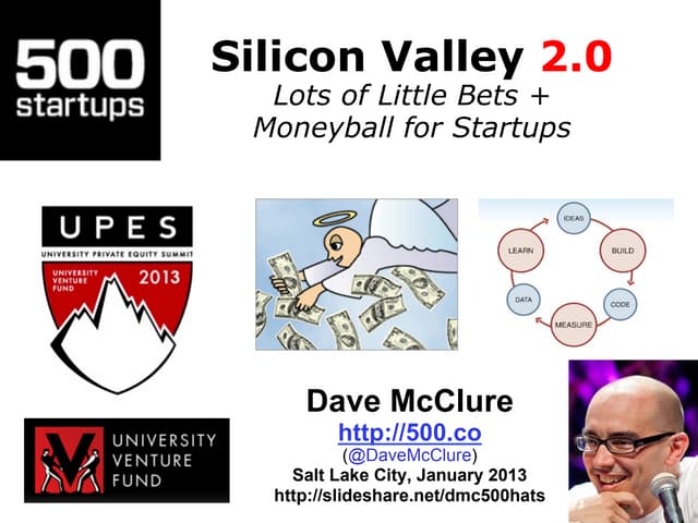 MoneyBall for Startups: Lots of Little Bets