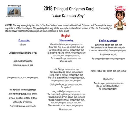 Little drummer - Christmas carol
