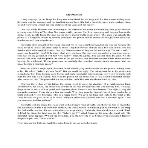 Little mermaid | PDF