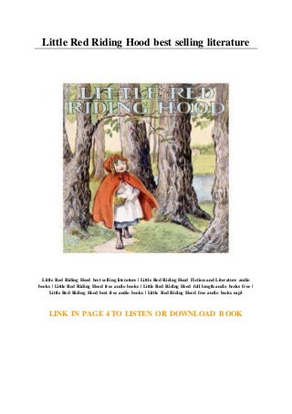 Little Red Riding Hood best selling literature