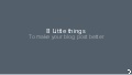 8 little things to make your blog post better