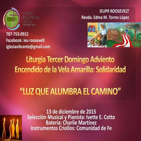 Liturgia 3er domingo adviento