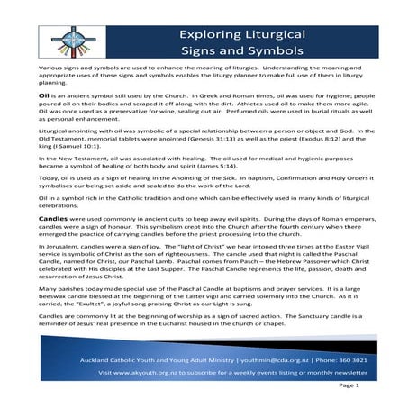 Liturgical signs and symbols.doc