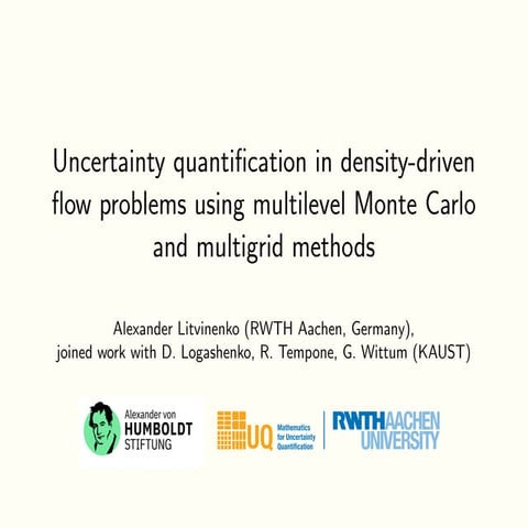 Uncertainty quantification in density-driven flow problems using multilevel M...