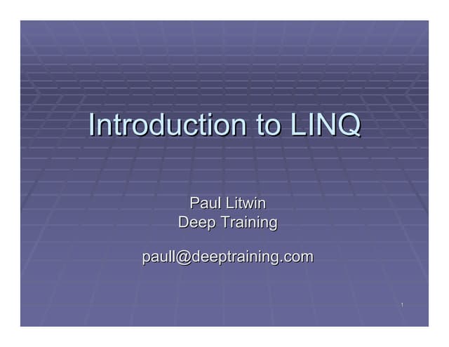 Litwin linq