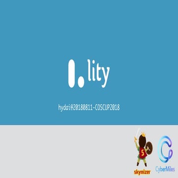 Lity - 讓你更安全的 Smart Contract Language
