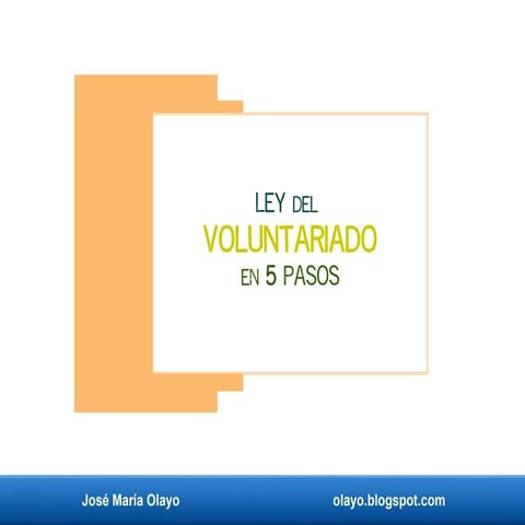 Voluntariado en España.