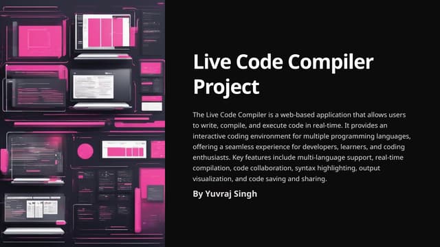 Live-Code-Compiler-Project.pptxajaksksjjsjsj | PPT