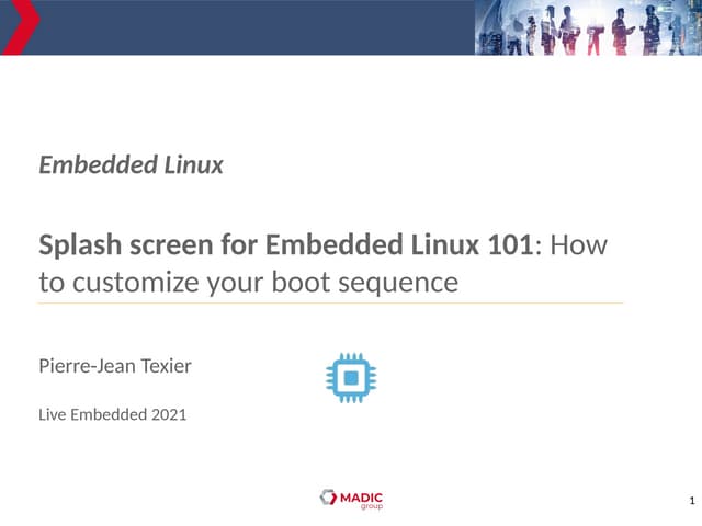  Splash screen for Embedded Linux 101: How to customize your boot sequence