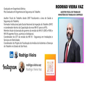 LIVE - Atualização da NR-1 - Saúde Mental