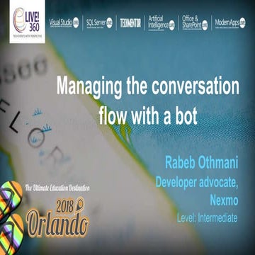 VSLive360 managing the conversation flow