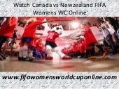 Live canada vs newzealand fifa wome...